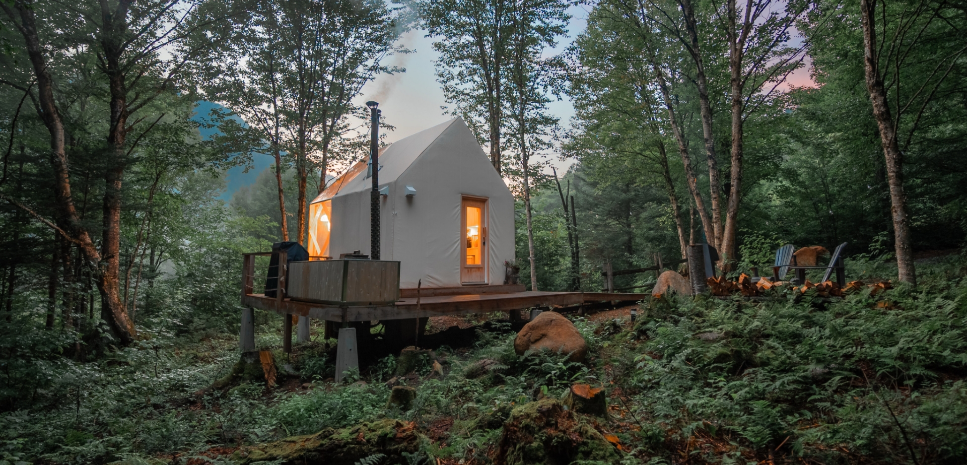 Noge Concept chalet dans la foret